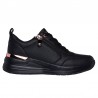 Sneakers Mujer Skechers Billion 2 Fine Shine Negro-Negro