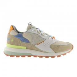 Sneakers Mujer Victoria Luna Nylon & Serraje Beig