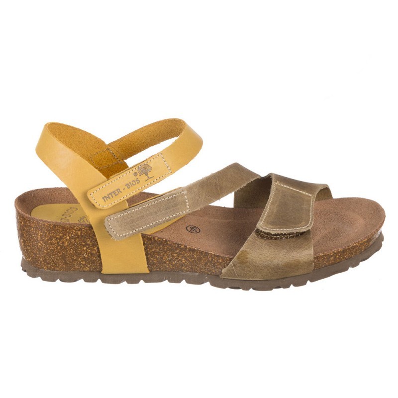 Cuñas Mujer Inter-Bios 5378 Kaki
