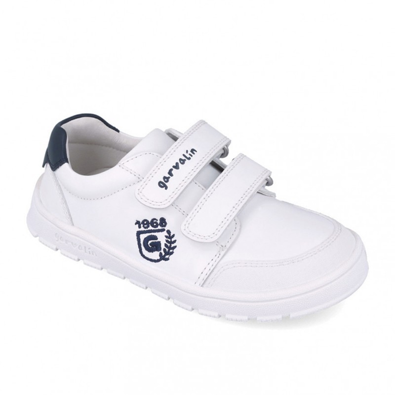 Sneakers Niña Garvalin 252510 Blanco-Azul