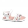 Sandalias Barefoot Niña Pablosky Quilate 443400 Blanco