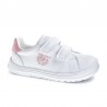 Barefoot Niña Pablosky Lona 980070 Blanco-Rosa