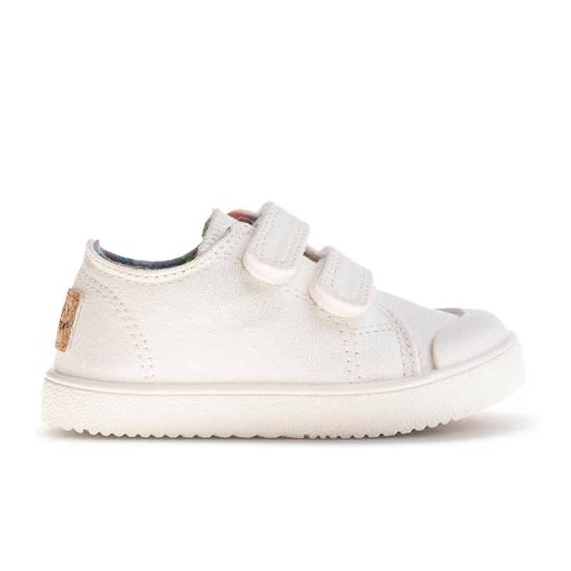 Zapatillas Lona Ba Niña Pablosky Lona 980100 Blanco