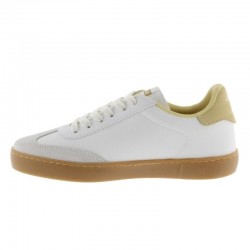 Sneakers Mujer Victoria Berlín Ciclista Piel & Serraje Amarillo