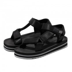 Sandalias Planas Mujer D.franklin Dfsh404001 Negro-Negro