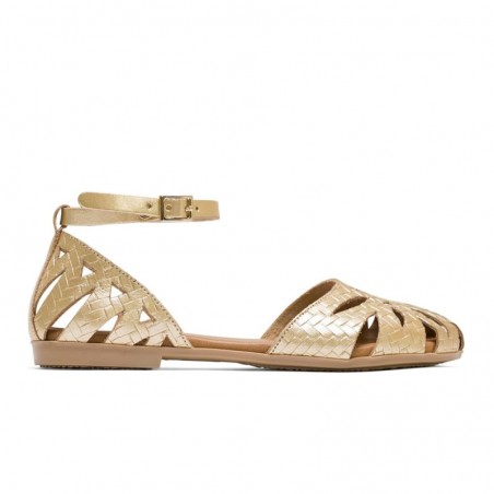 Sandalias Planas Mujer Porronet 3101 Oro