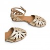 Sandalias Planas Mujer Porronet 3101 Oro