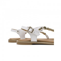 Sandalias Planas Mujer Porronet 3112 Blanco