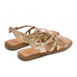 Sandalias Planas Mujer Porronet 3113 Oro