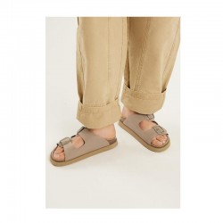 Sandalias Planas Mujer D.franklin Dfsh407001 Taupe