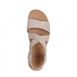 Sandalias Planas Mujer Skechers 114705 Taupe