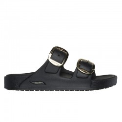 Sandalias Planas Mujer Skechers 111592 Negro