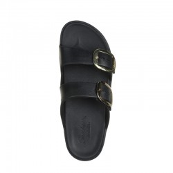 Sandalias Planas Mujer Skechers 111592 Negro