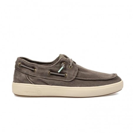 Zapatillas Lona Hombre Natural World 8413E Negro