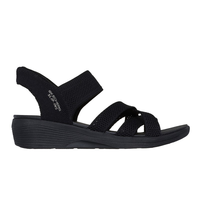 Cuñas Mujer Skechers 163524 Negro-Negro