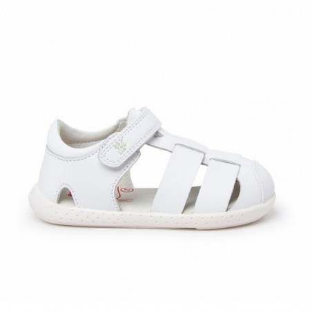 Sandalias Barefoot Niña Garvalin 252326 Blanco