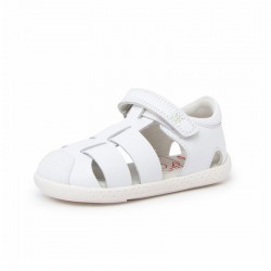Sandalias Barefoot Niña Garvalin 252326 Blanco