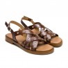 Sandalias Planas Mujer Porronet 3125 Moka