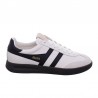 Sneakers Hombre Gola Cyclone Leather Blanco-Negro