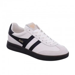 Sneakers Hombre Gola Cyclone Leather Blanco-Negro