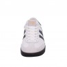 Sneakers Hombre Gola Cyclone Leather Blanco-Negro