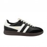 Sneakers Hombre Gola Cyclone Leather Negro-Blanco