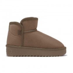 Botines Planos Mujer D.franklin Nordic Low Basic Taupe Taupe