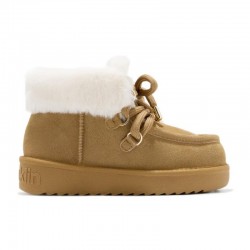Botines Planos Mujer D.franklin Nordic Mid Fur Cuero