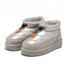 Botines Planos Mujer D.franklin Nordic Low Bomb Plata