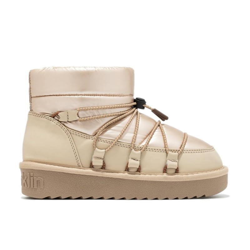 Botines Planos Mujer D.franklin Nordic Grip Beig