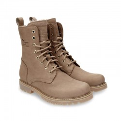 Botines Planos Mujer Panama Jack Frisia Taupe