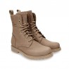 Botines Planos Mujer Panama Jack Frisia Taupe