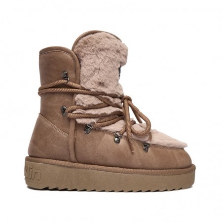 Botines Planos Mujer D.franklin Dfsh370022 Taupe