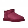 Botines Planos Mujer UGG Classic Ultra Mini Burdeos