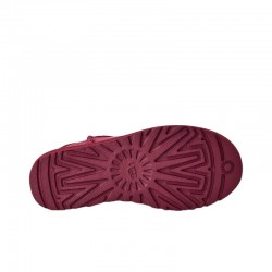 Botines Planos Mujer UGG Classic Ultra Mini Burdeos
