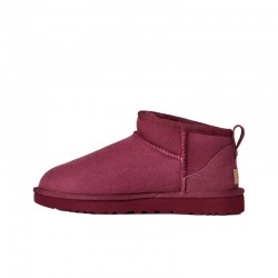 Botines Planos Mujer UGG Classic Ultra Mini Burdeos