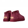 Botines Planos Mujer UGG Classic Ultra Mini Burdeos