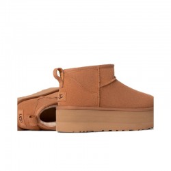 Botines Planos Mujer UGG W Classic Ultra Mini Cuero
