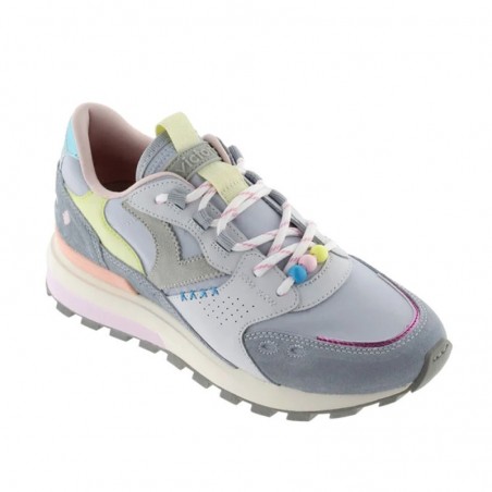 Sneakers Mujer Victoria Luna Nylon & Serraje Azul