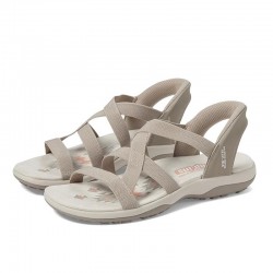 Sandalias Planas Mujer Skechers 163460 Taupe