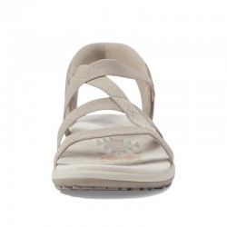 Sandalias Planas Mujer Skechers 163460 Taupe