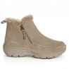 Botines Planos Mujer Skechers Easy Going Taupe