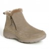 Botines Planos Mujer Skechers Easy Going Taupe