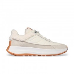 Sneakers Mujer Fitflop F-Mode Flow Shearling-Mix Beig
