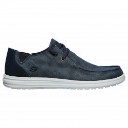 Zapatillas Lona Hombre Skechers Melson-Raymon Azul