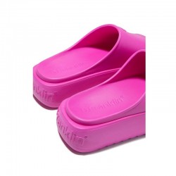 Sandalias Planas Mujer D.franklin Sonax Slide Fuxia