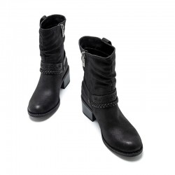 Botines de Tacón Mujer MTNG 59348 Negro