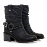 Botines de Tacón Mujer MTNG 59348 Negro