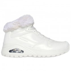 Botines Planos Mujer Skechers Uno Rugged Blanco