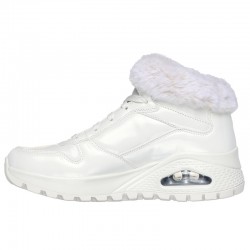 Botines Planos Mujer Skechers Uno Rugged Blanco